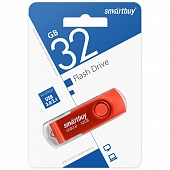   32Gb, USB3.0 Smartbuy Twister Red (SB032GB3TWR)