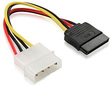 Кабель питания SATA Cablexpert CC-SATA-PS, 15см, molex 4pin/sata 15pin, пакет
