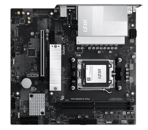 Материнская плата MSI PRO B850M-B GEN4, AM5 Материнская плата MSI PRO B850M-B GEN4, AM5