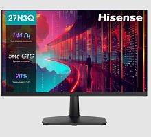 Монитор 27" HISENSE 27N3Q, IPS матрица, 1920x1080,  250 кд/м2, 1000:1, 5 мс, 144 Гц, HDMI, VGA 