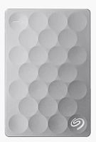 Портативный жёсткий диск 1000,0 Gb HDD Seagate Backup Plus Slim [STHN1000400] 2.5" USB 3.0 Silver