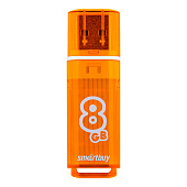   8Gb, USB2.0 SmartBuy Glossy Orange (SB8GBGS-Or)