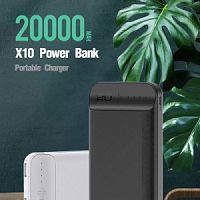 Внешний аккумулятор 20000mAh SOVO X10 черный