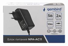 Блок питания 5V 2A (5.5х2.5) Gembird (NPA-AC11)