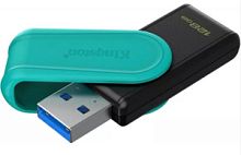 Носитель информации 128Gb, USB3.2 Kingston DataTraveler Exodia S (DTXS/128GB) чёрный/бирюзовый