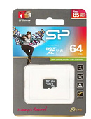   Transflash(MicroSDXC) 64Gb Silicon Power Elite (SP064GBSTXBU1V10) Class 10 UHS-I