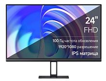 Монитор 23,8" Xiaomi A24i, IPS, 1920x1080, яркость 250 кд/м2, 100Гц, 6 мс, 178°/178°, DP, HDMI