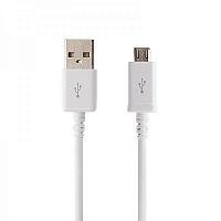 USB кабель micro USB 1.0м (OEM/Техпак) Белый