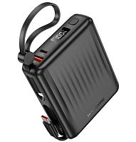 Внешний аккумулятор Borofone BJ70A, Vigorous, 15000mAh, PD20W/QC3.0/FCP/AFC, цвет: чёрный