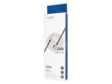 USB кабель для iPhone 8 pin 1.0м VIXION (K14i) (Красный\золото) (GS-00015696)