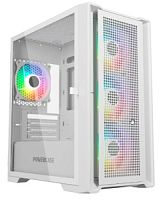 Корпус Powercase Alisio Micro X4W V2 (CAMCXW-A4), Tempered Glass, 4х 120mm ARGB fans, ARGB HUB, белый, mATX