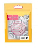USB кабель для iPhone 8pin + MicroUSB 1.0м DREAM B4 Белый (180522)