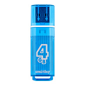   4Gb, USB2.0 SmartBuy Glossy series Blue (SB4GBGS-B)