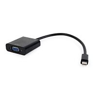 Переходник miniDisplayPort - VGA, Cablexpert A-mDPM-VGAF-02, черный, пакет