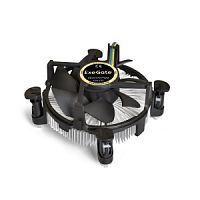 Кулер ExeGate EE97379-PWM (Al, LGA775/1150/1151/1155/1156/1200, TDP 65W, 1200-2600RPM Fan 92mm, Hydro, 4pin, 23db, на защелках, с термоп.