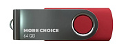   64Gb, USB2.0 More Choice MF64-4-Red