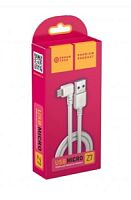 USB кабель micro USB 1.0м DREAM Z7 Белый (182096)