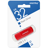   32Gb, USB2.0 Smart Buy Scout Red  (SB032GB2SCR)