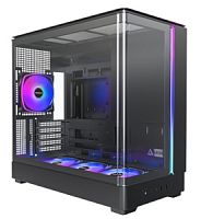 Корпус Montech KING 15 PRO, mATX, 4x120mm ARGB (KING 15 PRO), Black 