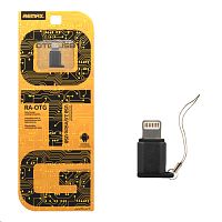 Адаптер OTG LIGHTNING-micro USB REMAX черный (172470)