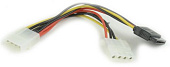   SATA Cablexpert CC-SATA-PSY2, 15, molex 4pin/molex4pin+sata 15pin,  2 