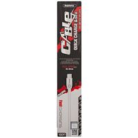 Кабель MicroUSB REMAX RC-001m 1м Full Speed Series Cable плоский (белый)