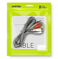 Кабель Smartbuy 3xRCA (M) - 3xRCA (M) 3м (KA-233-125)