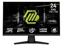 Монитор 23,8" MSI MAG 244F, FHD, IPS, 0,5ms, 300cd, 200Hz, HDMI, DP
