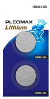 Батарейка SAMSUNG PLEOMAX CR2025-2BL Lithium (2шт)