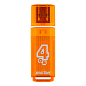   4Gb, USB2.0 SmartBuy Glossy series Orange (SB4GBGS-Or)