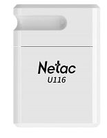 Носитель информации 32Gb, USB 2.0 Netac U116 (NT03U116N-032G-20WH), белый