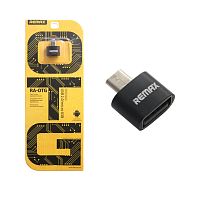 Адаптер OTG micro USB - USB REMAX черный (170979)