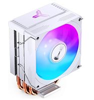 Кулер JONSBO CR-1300 EVO White LGA1700/1200/115X/AM5/AM4 (TDP 160W, PWM, 90mm Dynamic Multi-Color LED Fan, 4 тепловые трубки, белый, 4-pin)