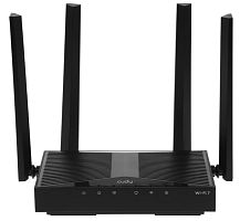 Роутер CUDY WR3600 (BE3600) Wi-Fi 7 Router, 802.11be/ax/ac/a/b/g/n, 2882Mbps at 5GHz + 688Mbps at 2.4GHz, 5 x 10/100/1000Mbps Ports