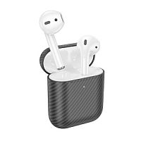Наушники внутриканальные Borofone BW01 Plus, Bluetooth, TWS, цвет: чёрный, карбон