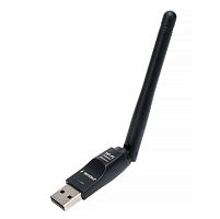 Беспроводной адаптер Gembird WNP-UA-011, 802.11b/g/n, до 150 Мбит, с антенной, USB, MT7601