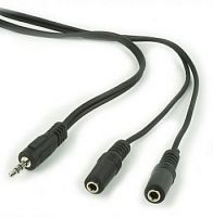 Кабель GEMBIRD CCA-415 3.5mm stereo plug to 2 x 3.5mm stereo plug 10см cable
