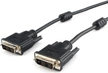 Кабель DVI-D 3.0m Cablexpert (CC-DVIL-BK-100), экран, феррит.кольца, CCS, черный, пакет