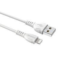 USB кабель для iPhone 8 pin 1.0м BOROFONE BX51 белый (179343)