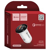 АЗУ DREAM DRM-SM03 USB 2.4A QC3.0 бело-черный (175129\173620)