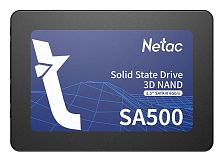 Твёрдотельный накопитель 0256,0 Gb SSD Netac SA500 (NT01SA500-256-S3X), SATA III 