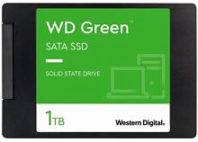 Твёрдотельный накопитель 1000,0 Gb SSD WD Green (WDS100T230A), 2.5", SATA III 
