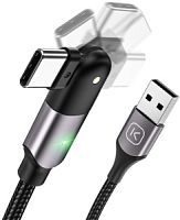 USB кабель Type-C 1.2м KUULAA KL-O133 гибкий штекер