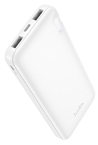 Внешний аккумулятор HOCO J128, 10000mAh, цвет: белый Внешний аккумулятор HOCO J128, 10000mAh, цвет: белый