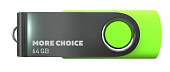   64Gb, USB2.0 More Choice MF64-4-Green