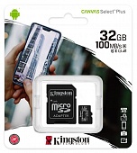   Transflash(MicroSDHC) 32Gb Kingston Canvas Select Plus SDXC (SDCS2/32GB)