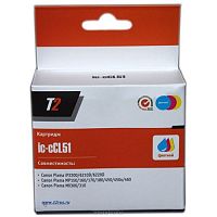 Картридж T2 IC-CCL51 Картридж T2 для Canon PIXMA iP2200/6210D/MP150/450/460/MX300, цветной