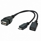  USB 2.0 OTG Cablexpert A-OTG-AFBM-004 USBAF/MicroBM, 0.15,   , 