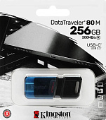   256Gb USB3.2 Kingston DataTraveler 80M  (USB 3.0/3.2 + Type C)  /