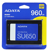   0960,0 Gb SSD A-data SU650 (ASU650SS-960GT-R), 520/450 mb,560TBW